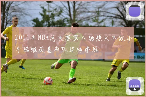 2011年NBA总决赛第六场热火不敌小牛诺维茨基率队逆转夺冠